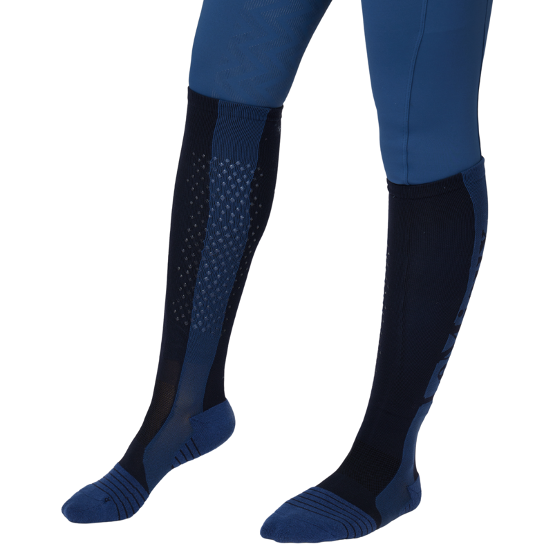 LeMieux Silicone Performance Adults Socks in Navy-1